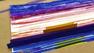 Quilling example, teacher Jo Salampessy AAYF 2022, Palos Verdes Art Center.  Video by@chrisTinaShurts
