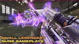 ALL LEGENDARY GUNS GAMEPLAYS KILL EFFECTS CODM S4 LEAKS 2024 COD MOBILE SEASON 4