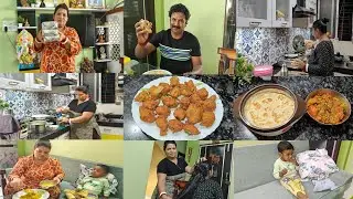রবিবার সারাদিনের খাওয়া দাওয়া শনিবারেই করে নিলাম 😋😇 || বাড়িতেই মেয়ের জন্য হেয়ার ওয়েল বানালাম ||