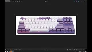 Red Squrae Keyrox TKL MODDED sound Test