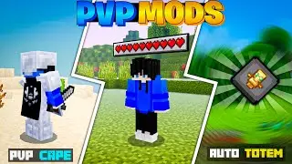 Top 6 Ultimate JAVA PvP Mods For MCPE 1.21+ 🔥| New PvP Mods For Minecraft PE [2025]