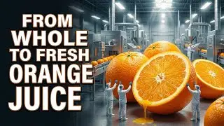 Inside a Modern Orange Processing Plant From Whole Oranges to Fresh Juice Full Process