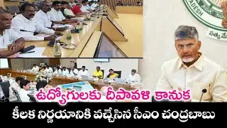 ఉద్యోగులకు సీఎం చంద్రబాబు దీపావళి కానుక || AP Government Employees PRC committee DA Hikes 