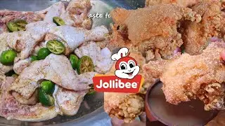 The Secret Crispy & Juicy Pinoy Fried Chicken | Eto ba Sikreto sa Masarap na Jollibee Chicken joy?