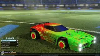 Rocket League | My Summer Preset Orange Side (Dominus Design)