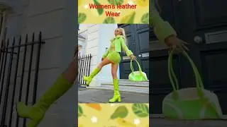 Women's Most popular leather thigh highheel long boots #outfit #thighhighboots YouTube shorts viral