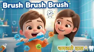 Bye Bye Germs | Funny Toddler Brushing Teeth 3D Animation | Kids Morning Routine| Chhu Chuu Tv