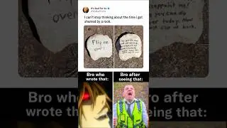 Bro followed the rock&rsquo;s orders 😯