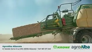 Asi Trabaja la Nueva Empacadora BigPack 1270 de KRONE (Agroalba Albacete)