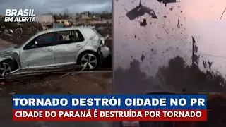 Tornado destr&oacute;i Cidade inteira no Paran&aacute; | Brasil em Alerta
