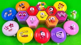 Looking For Numberblocks, Alphabet Lore with CLAY, Mix Cake, Hexagon Shapes Coloring! ASMR