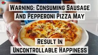 Pizza Pepperoni With Sausage Using Local Food Products | Pepperoni & Sausage Are The Best Combo