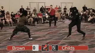 Rob Childs Rapier Vid 54 - Combatcon Gold Medal Rapier Match
