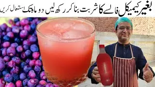 Falsa Sharbat Banane Ki Recipe | Summer Drink | Grewia Asiatica Syrup Recipe by Samiullah