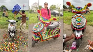 BEST LOOK - Decor E-Bike with Bottle caps - Reuse Bottle Cap