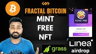 AIRDROP GRASS TOKEN / FRACTAL BITCOIN NFT PASS/ LINEA TOKEN