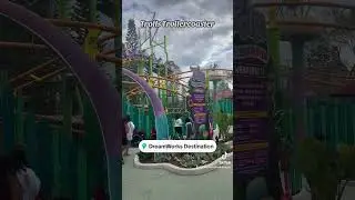 The new Trolls family coaster at the DreamWorks Land, Universal Studios Orlando.