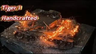I Destroyed a Tiger I Tank on Purpose |1/72 Scale Battle Damaged War Thunder Diorama Miniature Model