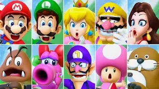 Super Mario Party Jamboree TV - All Characters Coaster Reactions