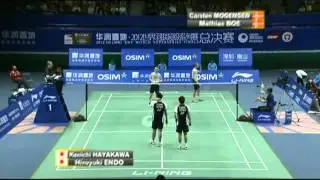Super Series Finals 2012 - Mathias Boe / Carsten Mogensen vs Hiroyuki Endo / Kenichi Hayakawa