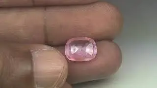 FOR SALE SRILANK ROSE PINK SAPPHIRE 3.65CT 100% NATURAL GEMSTONE @EBAY