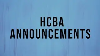 HCBA ANNOUNCEMENTS WEEK OF 11/30/25