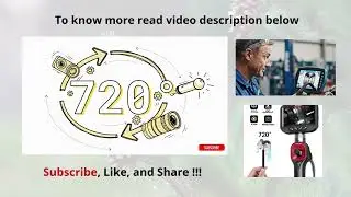 RALCAM Articulating Endoscope: 360° View for Pro Inspections