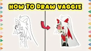 How to Draw Vaggie from Hazbin Hotel – Easy Character Drawing Guide
