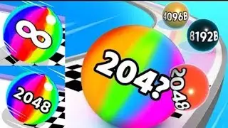 Ball Run 🏐 2048 game play no 108।।Infinity Run game।।gaming video।। #ballrun2048 #ballrun #gaming