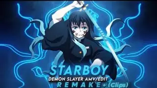 starboy x stranger things demon Slayer AMV/EDIT capcut @6ft3 remake + clip ( link in description)