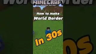 ЛУЧШАЯ настройка границы мира за 30 секунд! &mdash; Minecraft Bedrock