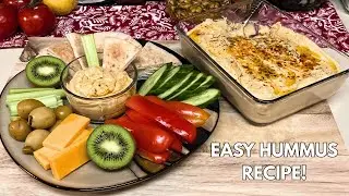 Hummus The Perfect Healthy Dip! Easy And Delicious Recipe!