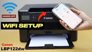 Настройка Wi-Fi принтера Canon ImageCLASS LBP122dw, проверка беспроводной печати [Руководство]