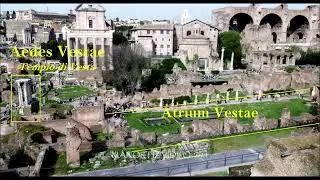 FORO ROMANO,  Aedes Vestae - Tempio di Vesta, Atrio e casa delle Vestali @manortiz46az
