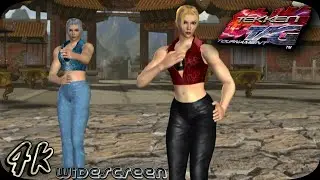 Double Nina Williams | Tekken Tag Tournament(Ps2) Pcsx2 widescreen 4K Playthrough