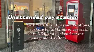 Car wash payment station