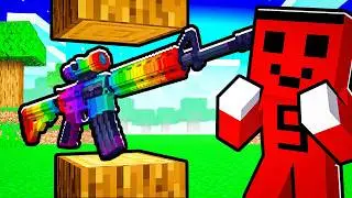 Minecraft, BUT ONLY WEAPONS COME OUT!!