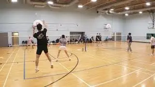 Badminton at TOR| Game2 Richard/Jensen v  Carrie/Justin |#badminton #badmintonrallies 2025Dec20_Sat