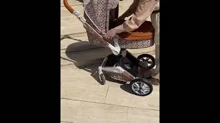 Детская коляска 2 в 1 Hot Mom Light Brown 360💥