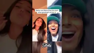Marlon and Marta Diaz kiss each other 💋❤️&zwj;🔥 #marlon #mar3lg #twitchclips#shorts