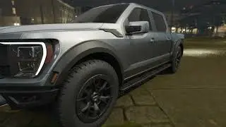 Avery Gloss Grey Vinyl Wrap on Ford F150 Raptor - AD1096