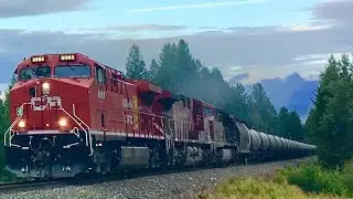 TRIPLE HEADER!!!! Canadian Pacific Crude Oil (CP 568) East at Caithness, BC!
