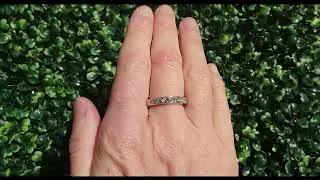 A platinum Diamond eternity ring