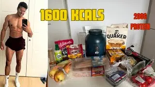 Full Day of Eating | 1600 Calories & 200g Protein for Fat Loss & Staying Lean