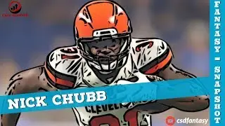 Fantasy Football 2019 - Fantasy Snapshot Nick Chubb
