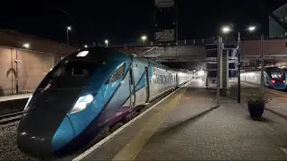  Class 802 beautiful departure from Manchester Airport