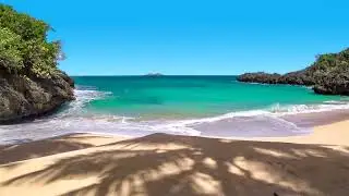 Waves of the Mediterranean Sea - Relax on Plage Pinarello Beach all Day