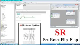 Logic element SR Set Reset Flip Flop in Siemens PLC Programming STEP7, SR Trigger, SIMATIC Manager !