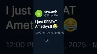 wPopoff REBEAT Amethyst?! (Geometry Dash)