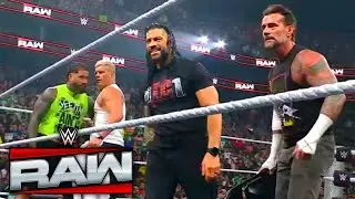 WWE Raw 17 November 2025 Roman Reigns Returns And Joins CM Punk For Survivor Series War Games 2025